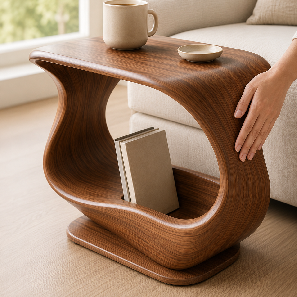Calder Curved End Table - Design 055 - product image 06