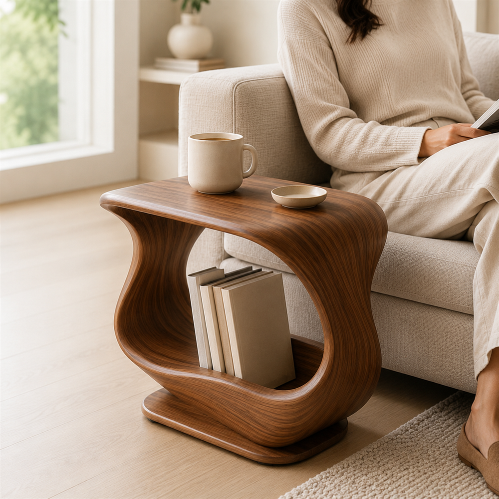 Calder Curved End Table - Design 055 - product image 07