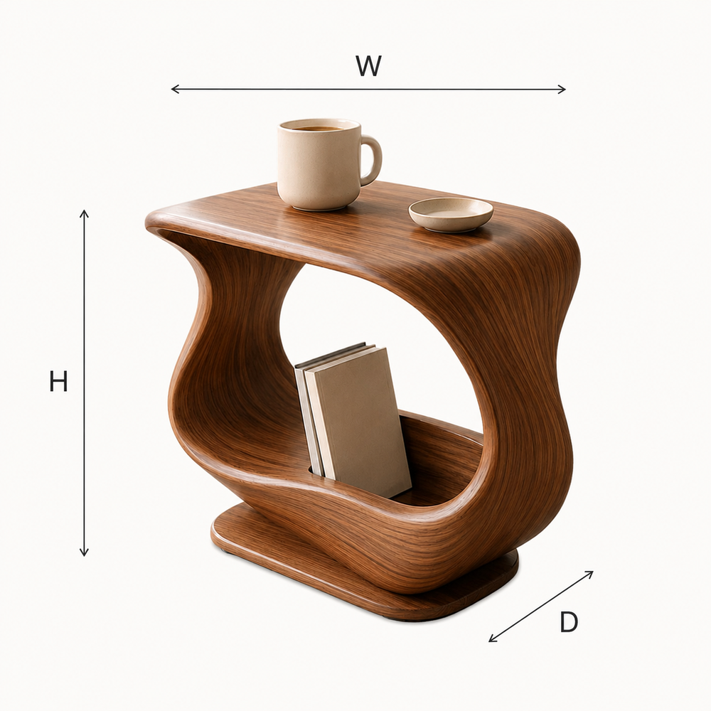Calder Curved End Table - Design 055 - product image 08
