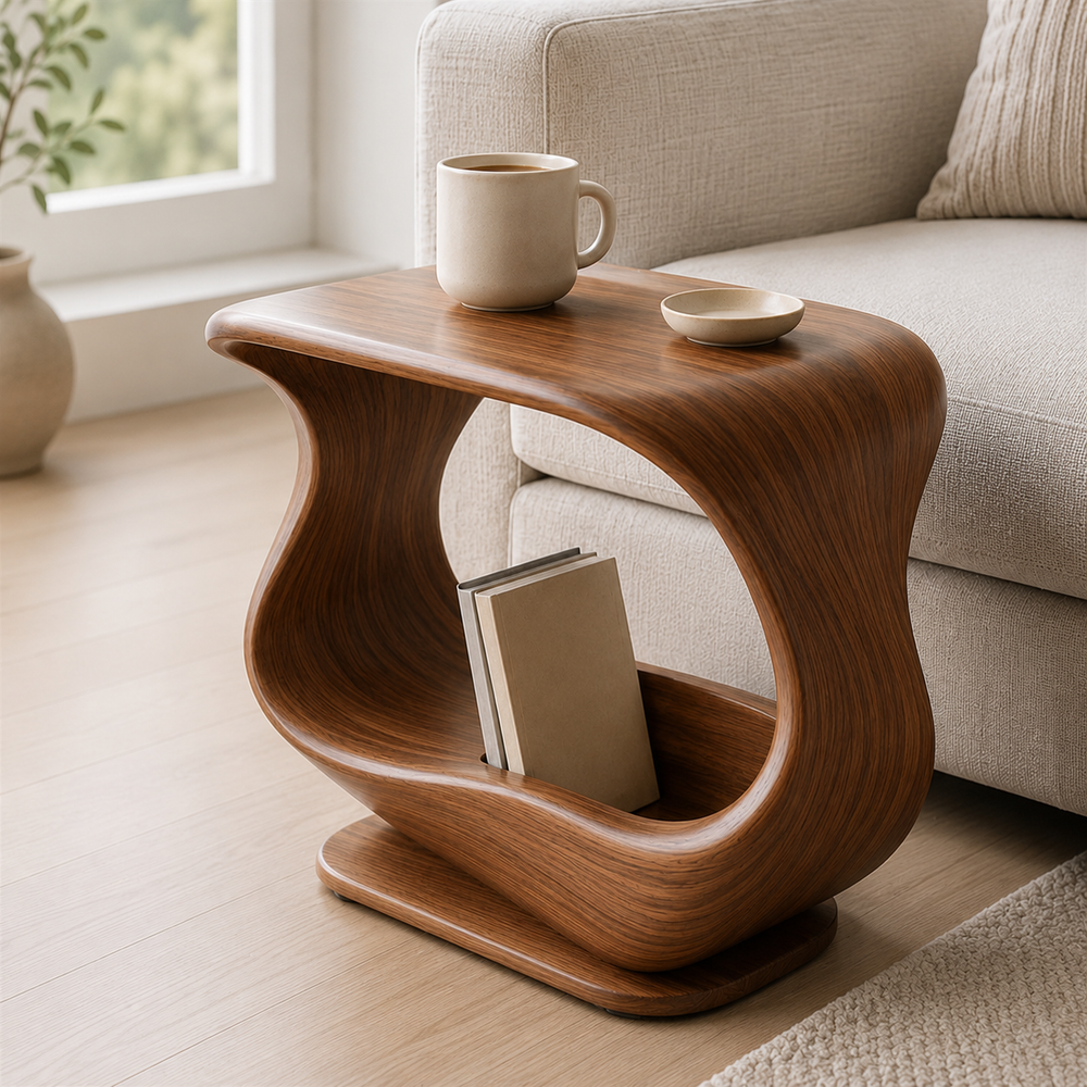 Calder Curved End Table - Design 055 - product image 09