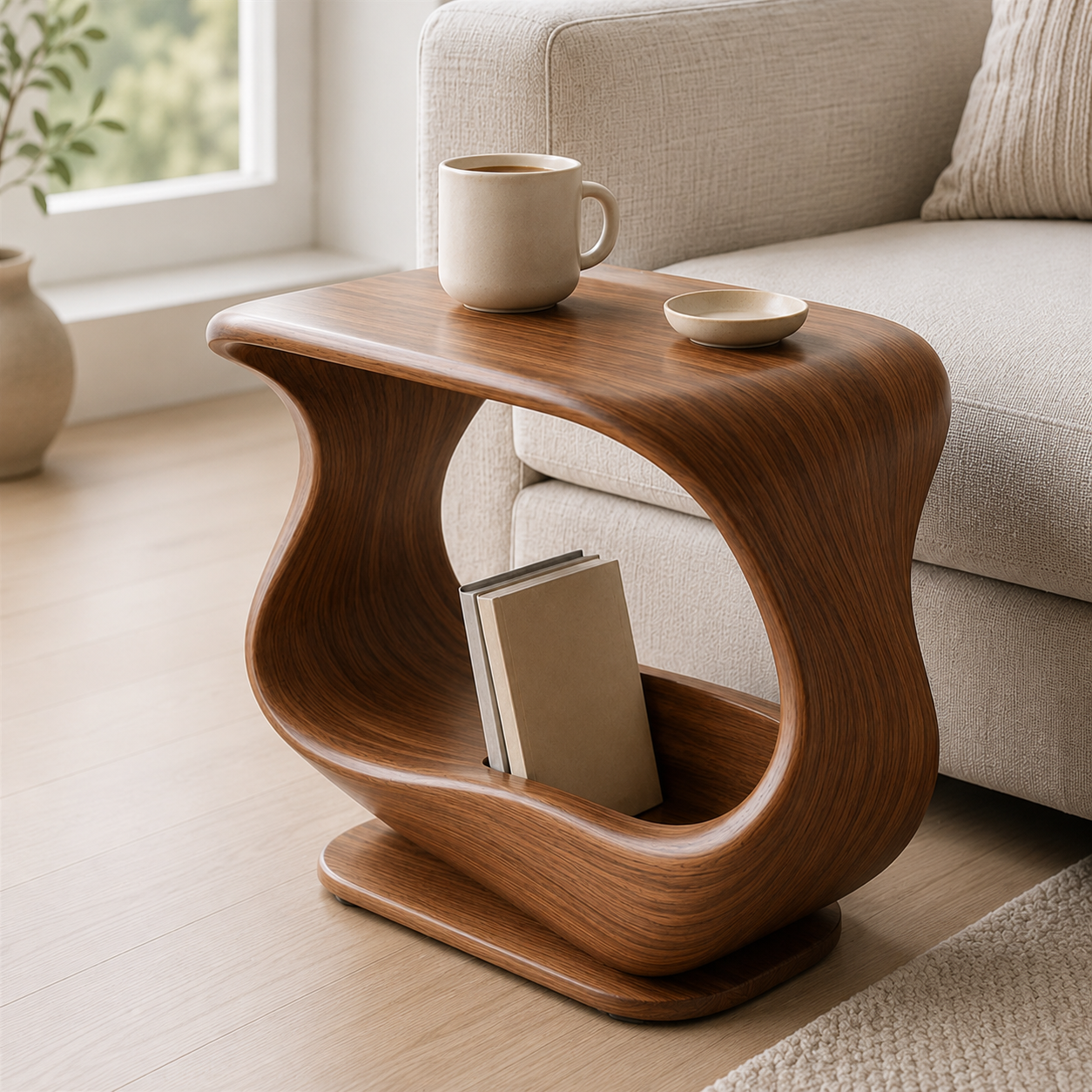 Calder Curved End Table - Design 055 - product image 09