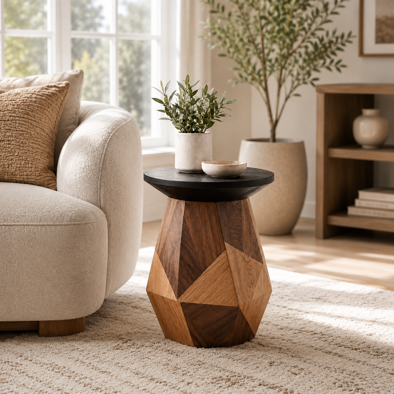 Soren Solid Wood Side Table - Design 056 - product image 04