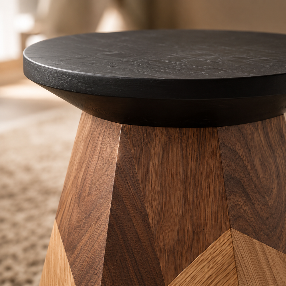 Soren Solid Wood Side Table - Design 056 - product image 05