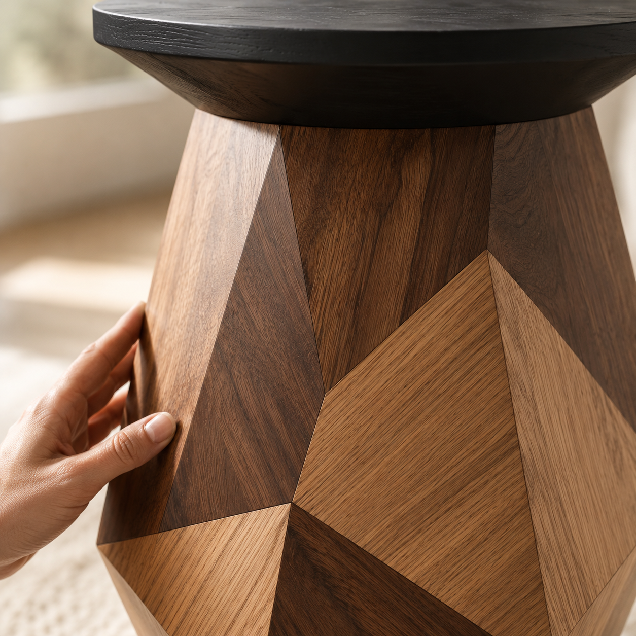 Soren Solid Wood Side Table - Design 056 - product image 06