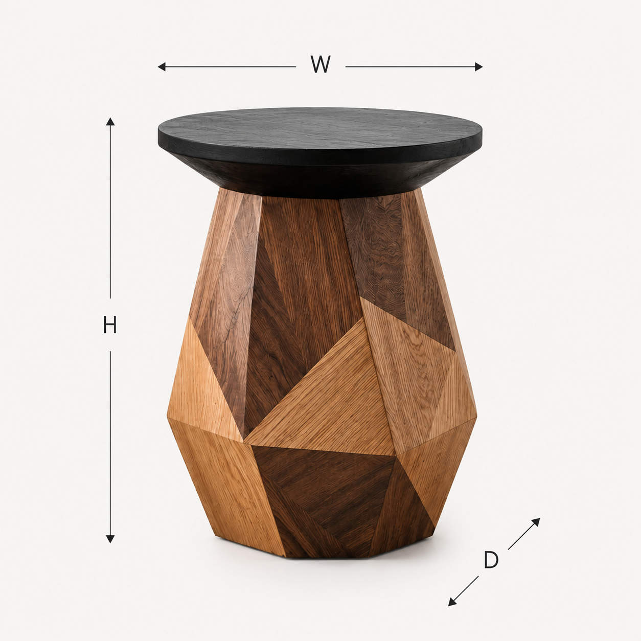Soren Solid Wood Side Table - Design 056 - product image 08