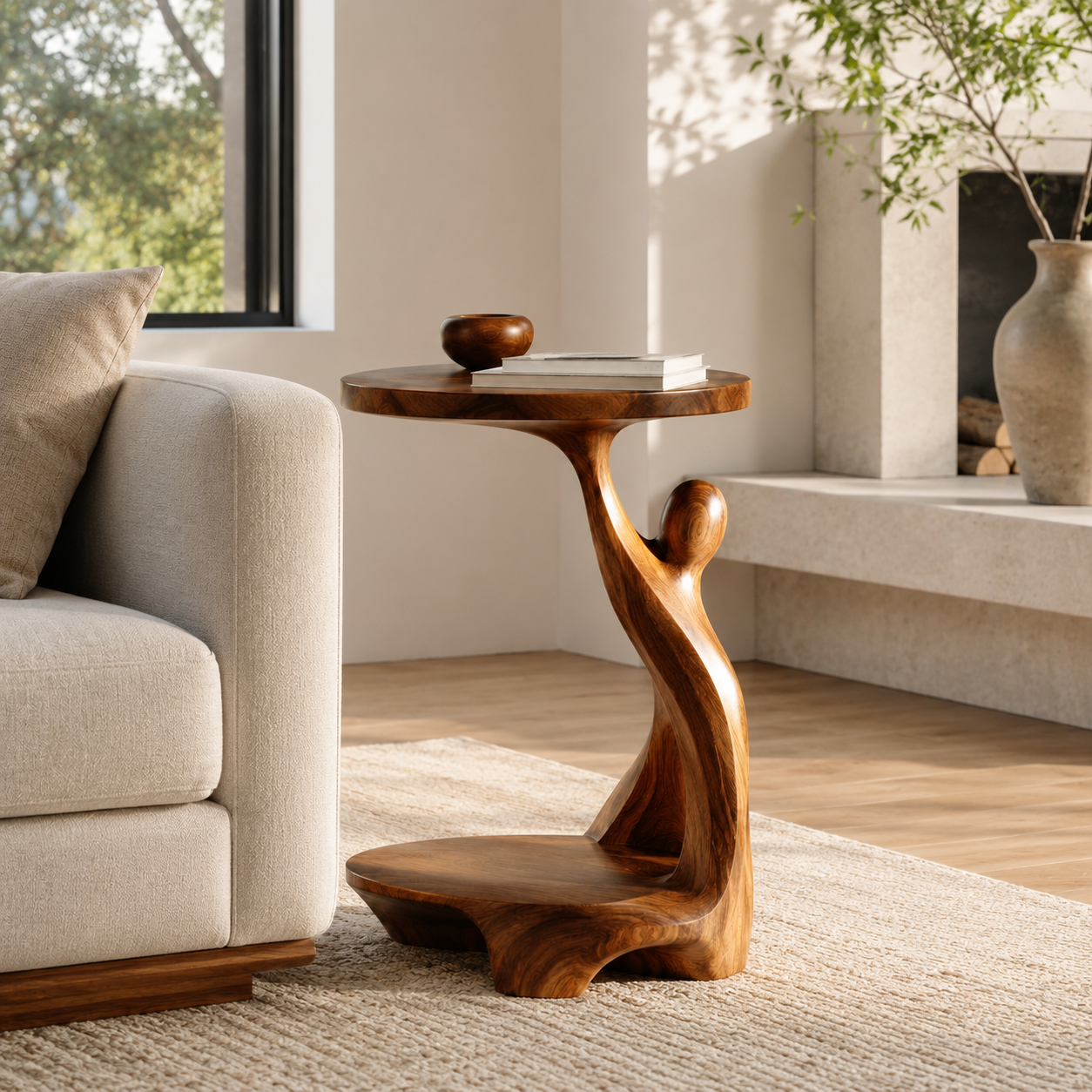 Elara Rounded Accent Table - Design 057 - product image 03