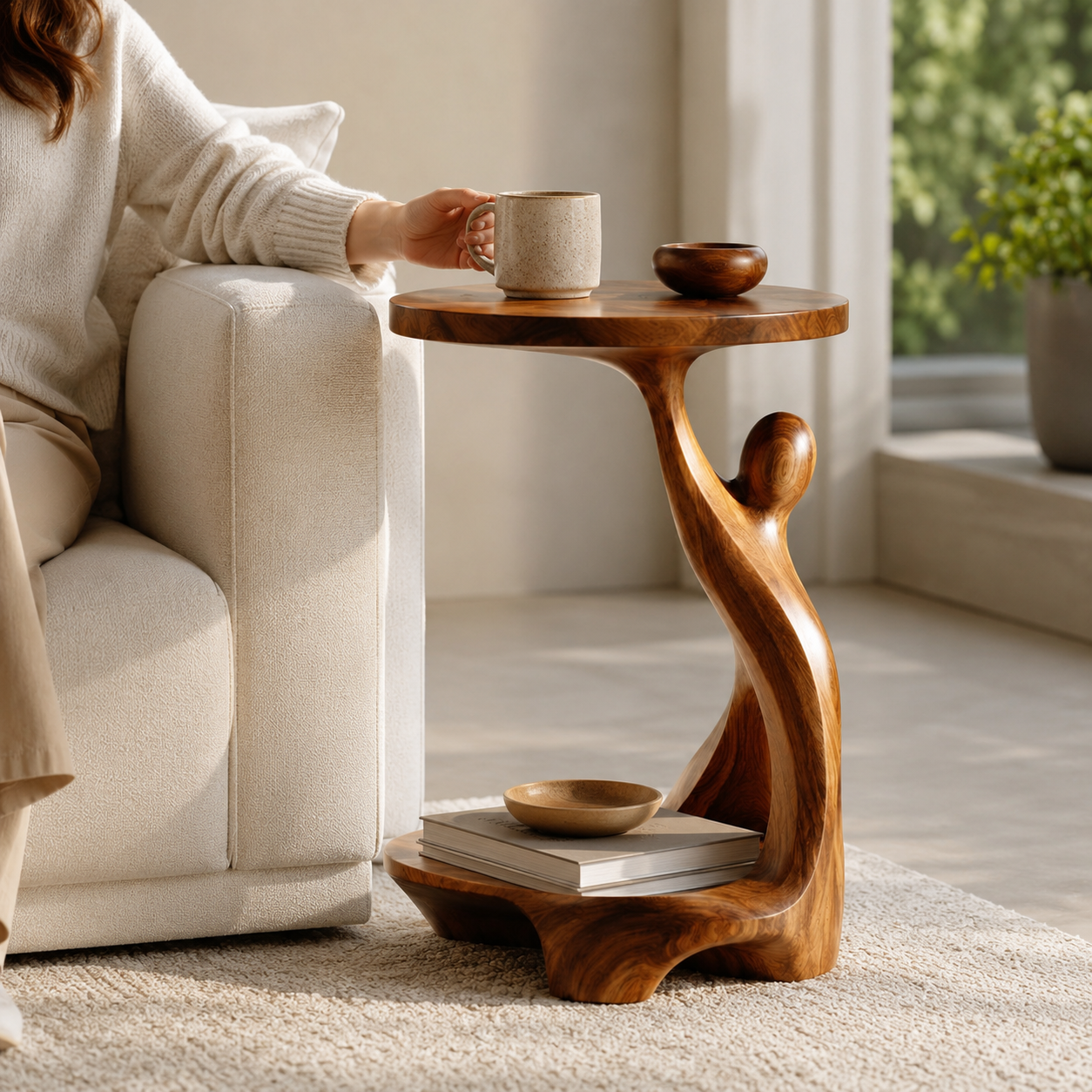 Elara Rounded Accent Table - Design 057 - product image 06