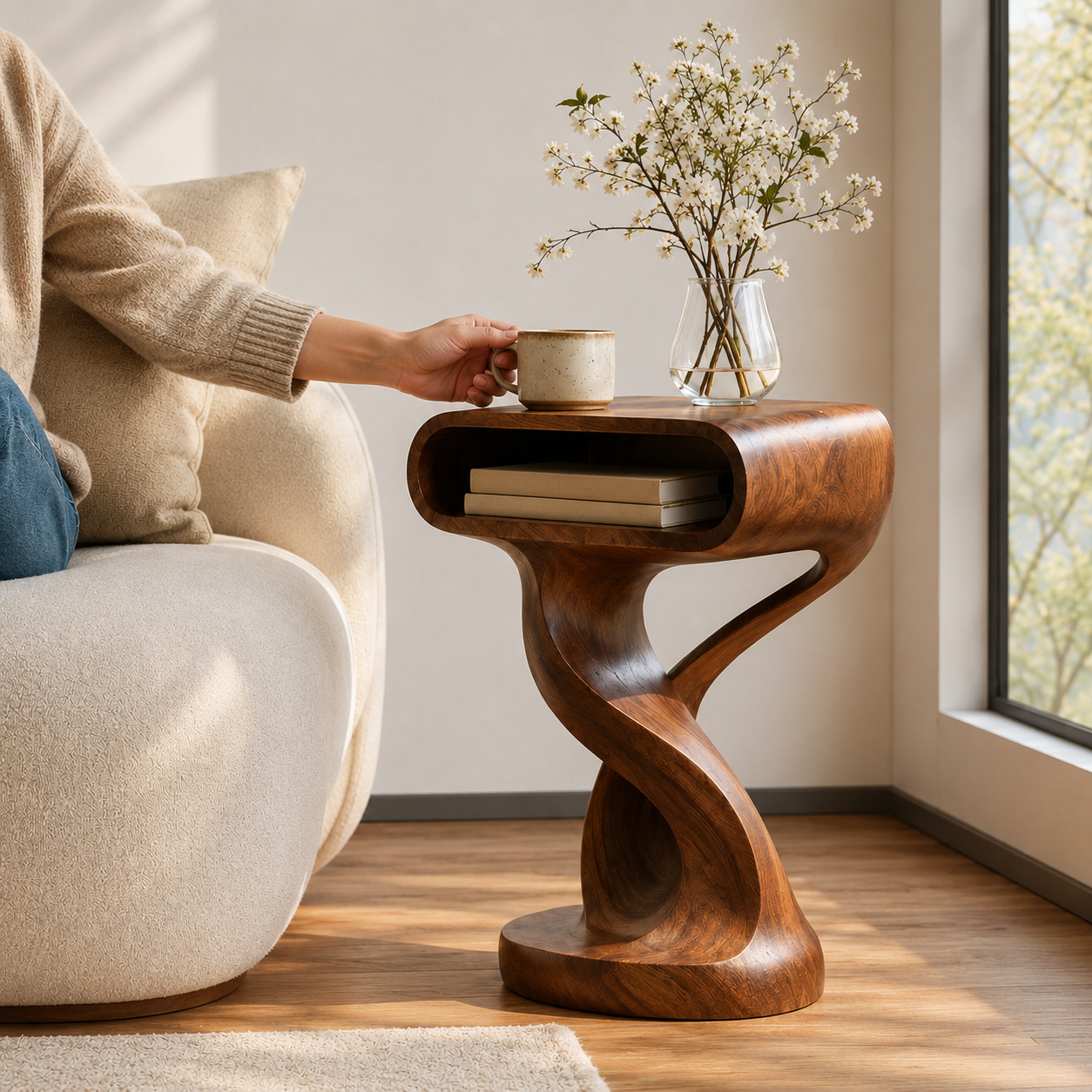 Arden Sculptural Side Table - Design 061 - product image 07