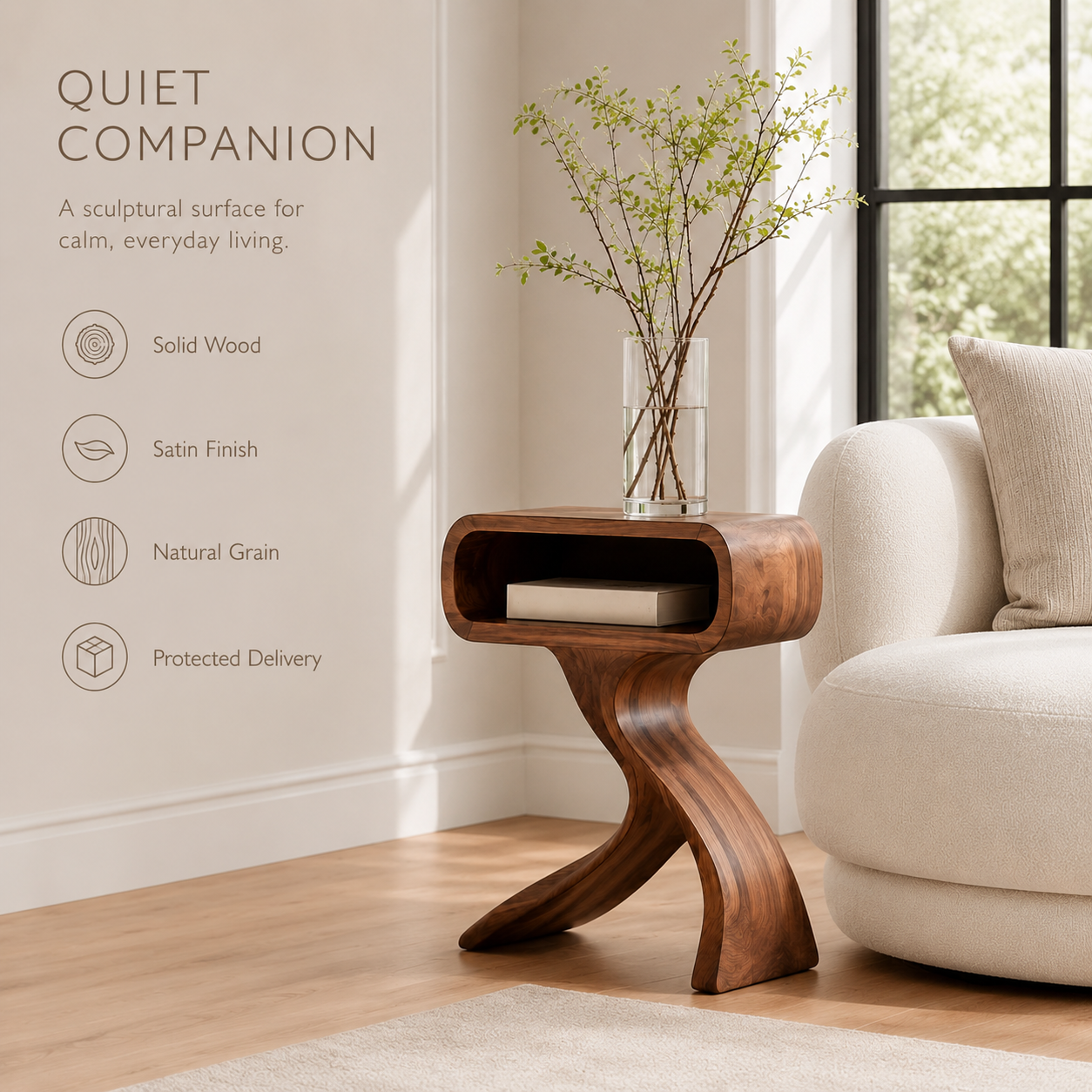 Soren Solid Wood Side Table - Design 064 - product image 05