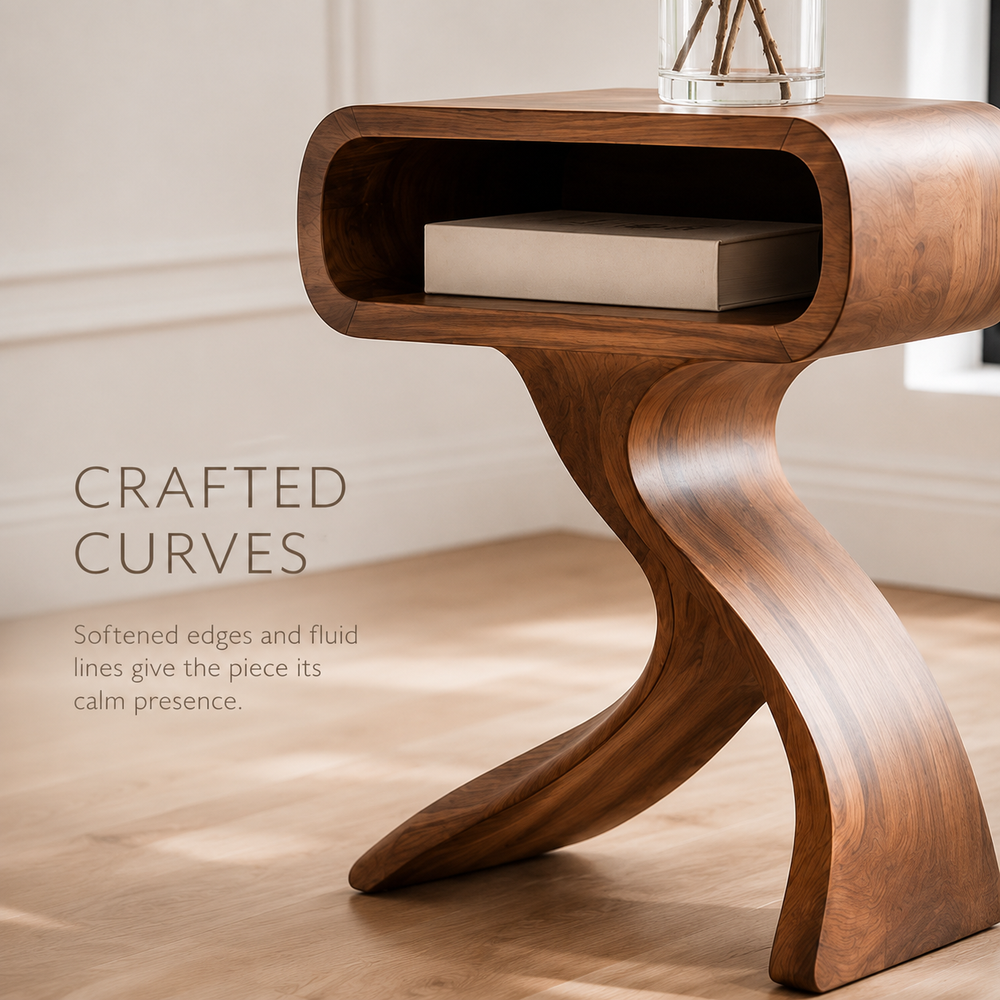 Soren Solid Wood Side Table - Design 064 - product image 06