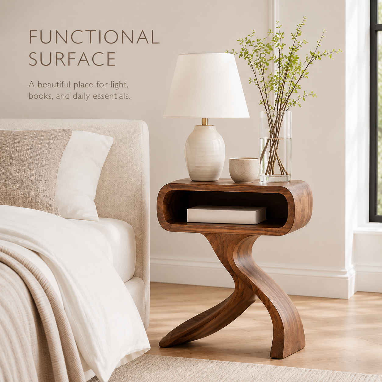 Soren Solid Wood Side Table - Design 064 - product image 09