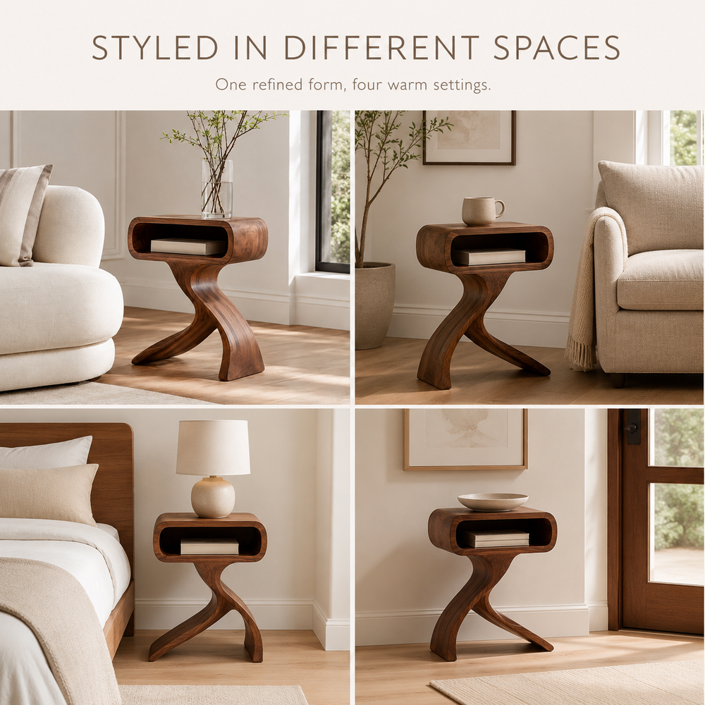 Soren Solid Wood Side Table - Design 064 - product image 10