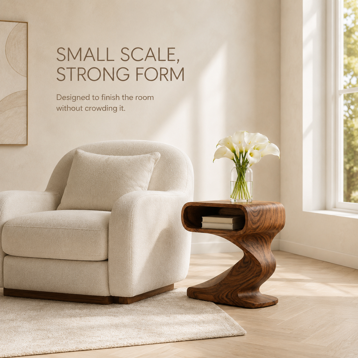 Elara Rounded Accent Table - Design 065 - product image 04