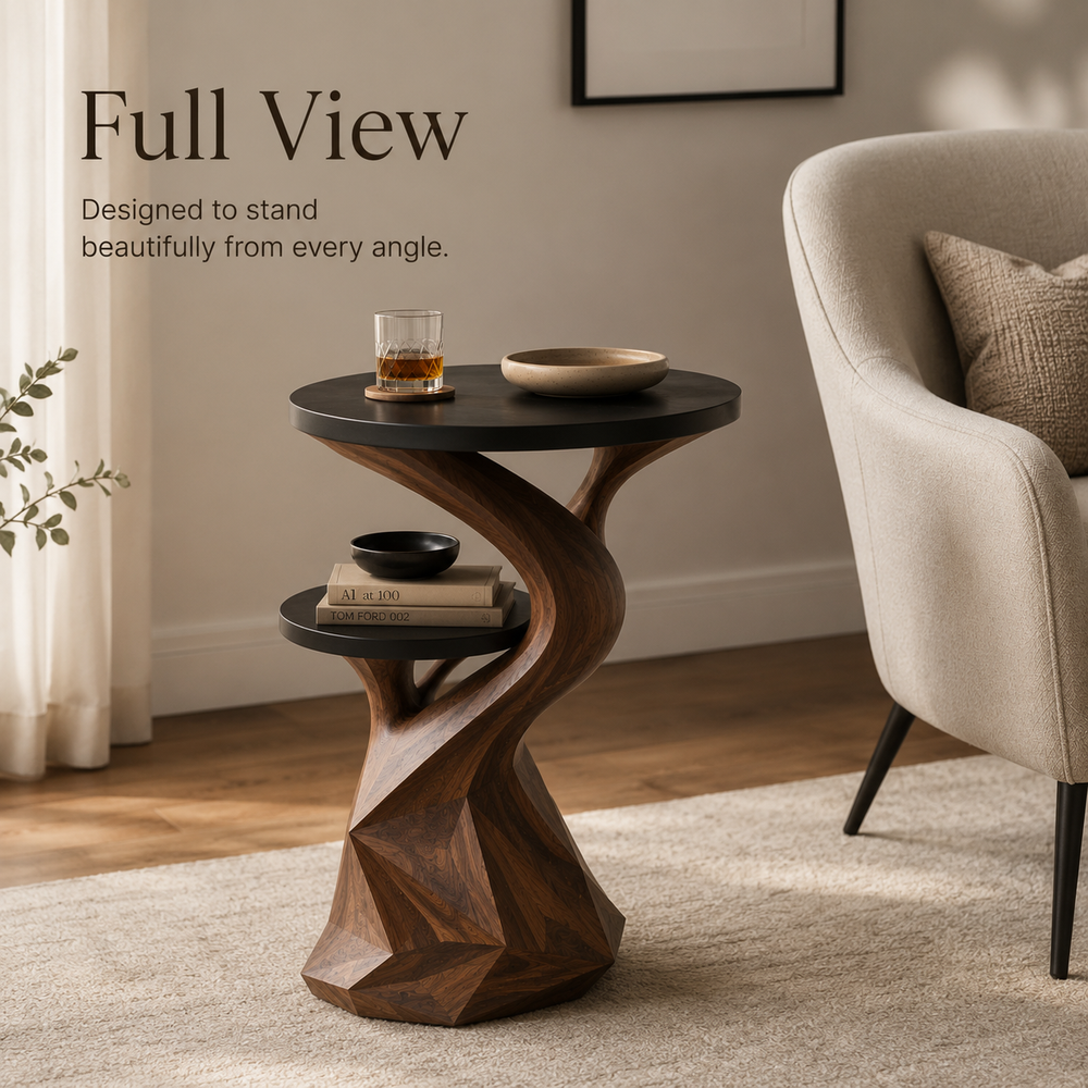 Arden Sculptural Side Table - Design 066 - alternate PDP image 03