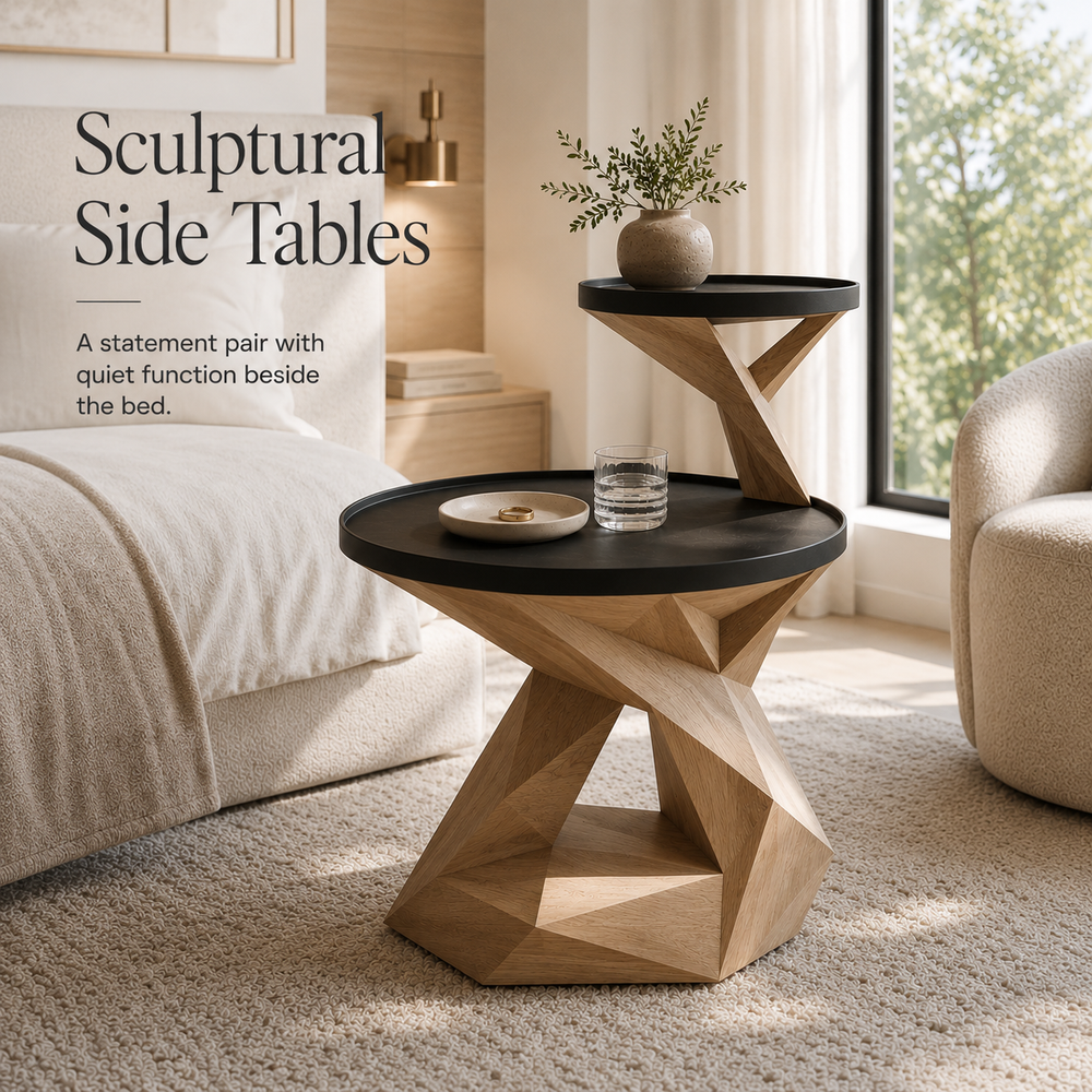 Arden Sculptural Side Table - Design 066 - product image 02