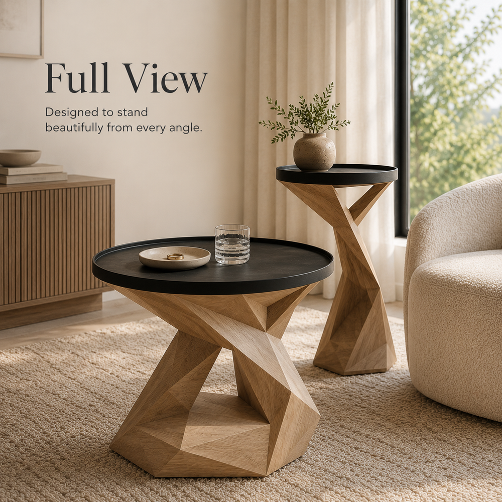 Arden Sculptural Side Table - Design 066 - product image 03