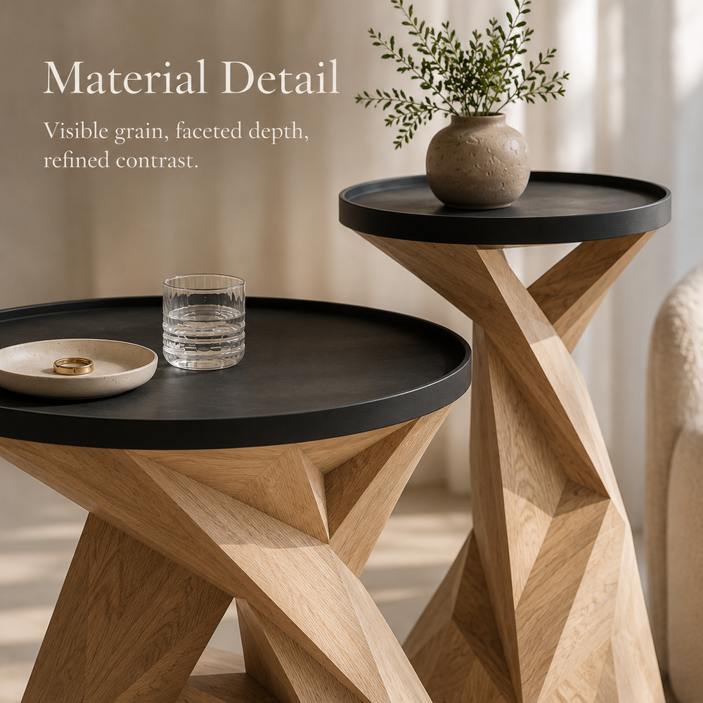 Arden Sculptural Side Table - Design 066 - product image 06
