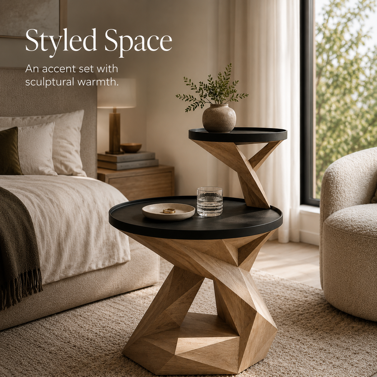 Arden Sculptural Side Table - Design 066 - product image 08