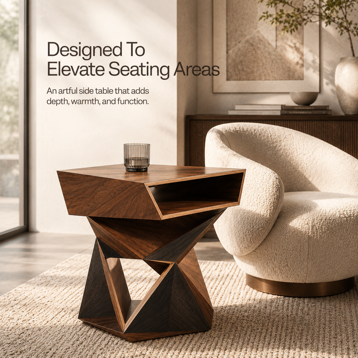 Calder Curved End Table - Design 068 - product image 05