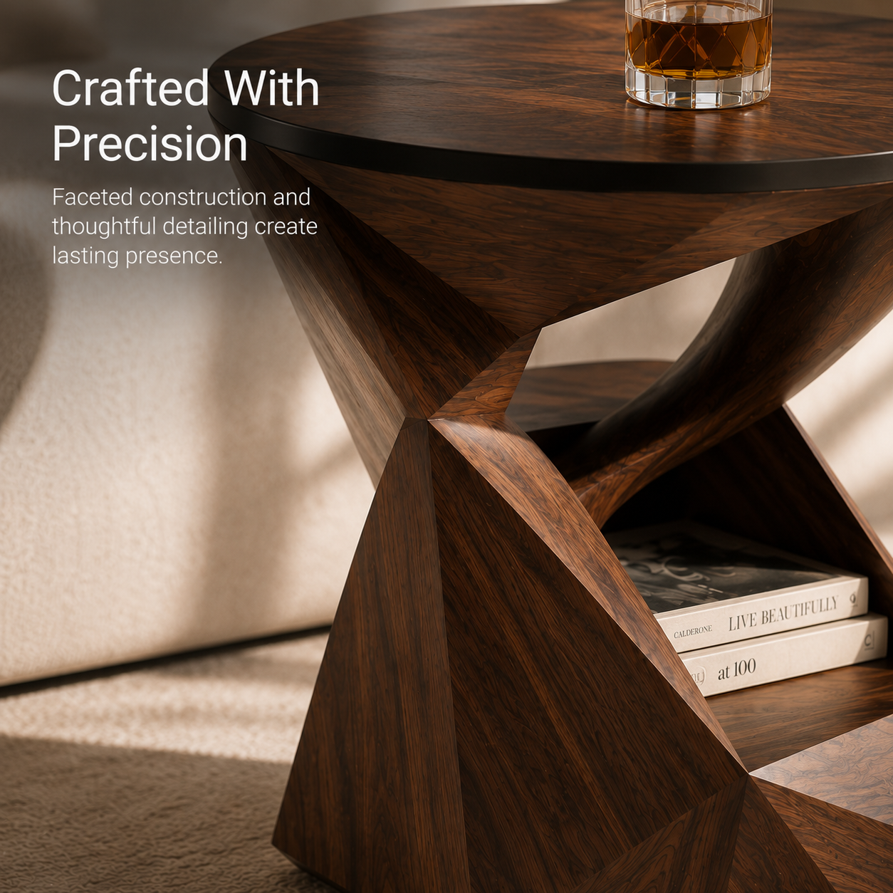 Soren Solid Wood Side Table - Design 069 - product image 04