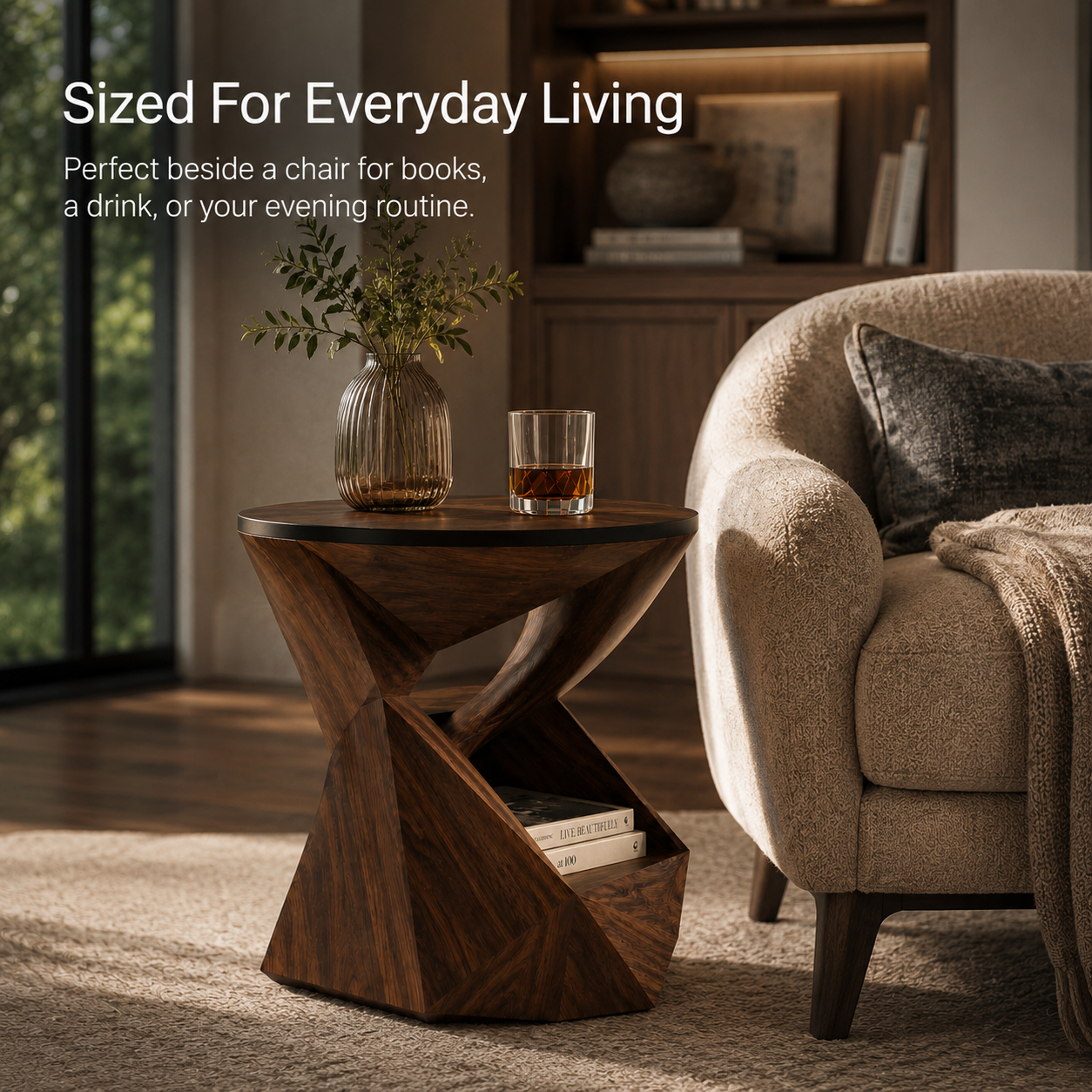 Soren Solid Wood Side Table - Design 069 - product image 06