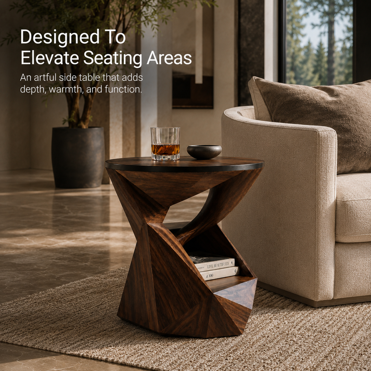 Soren Solid Wood Side Table - Design 069 - product image 11