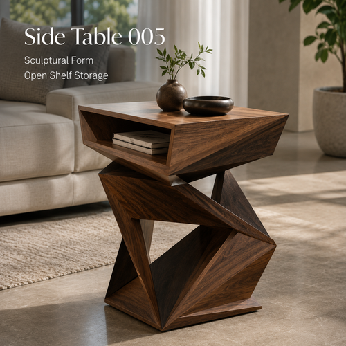 Elara Rounded Accent Table - Design 070 - product image 02