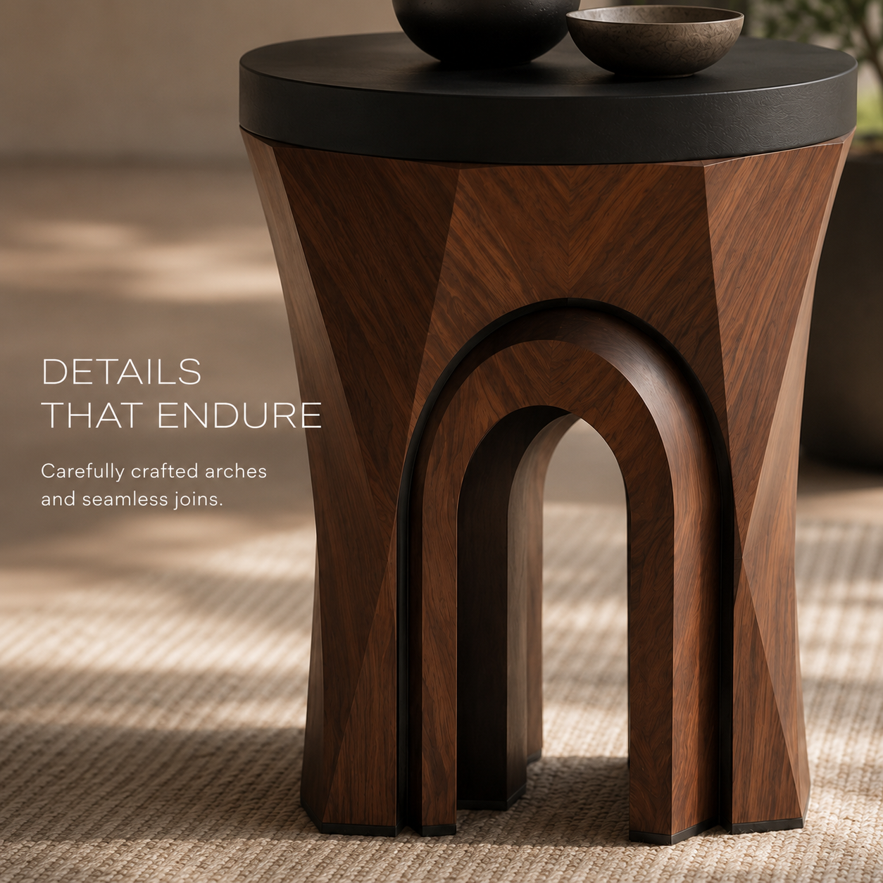 Liora Warm Wood Side Table - Design 073 - product image 08