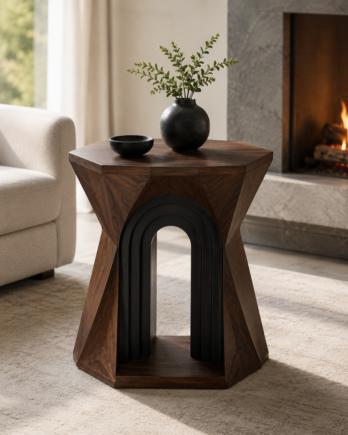 Arden Sculptural Side Table - Design 074 - main view