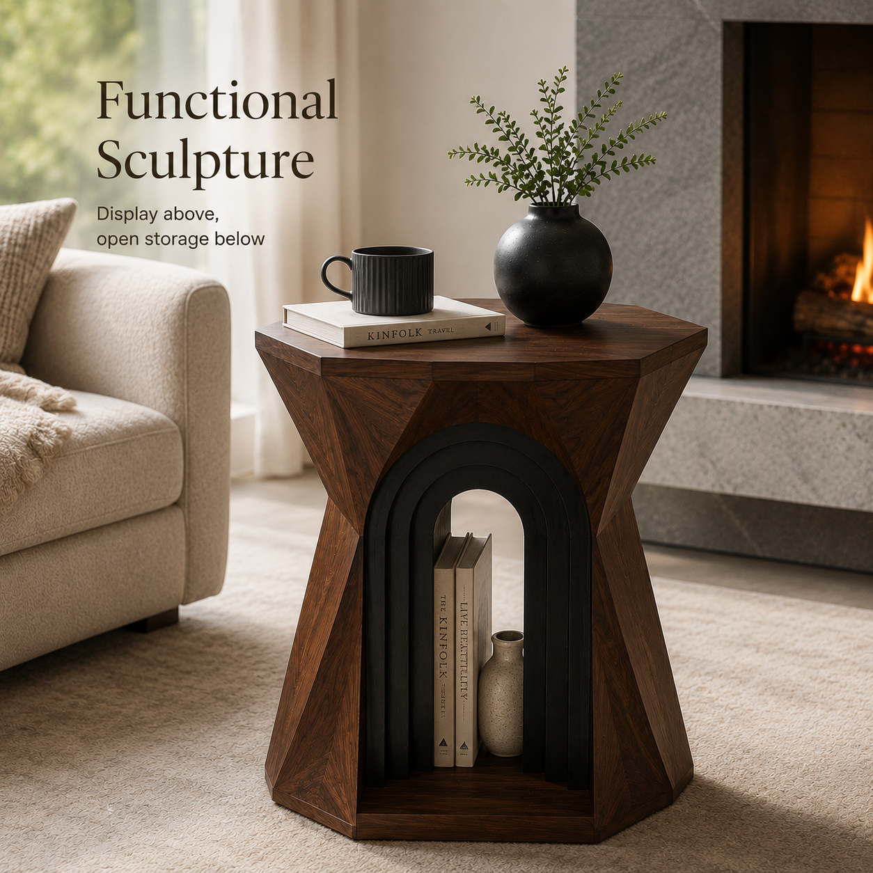 Arden Sculptural Side Table - Design 074 - product image 08