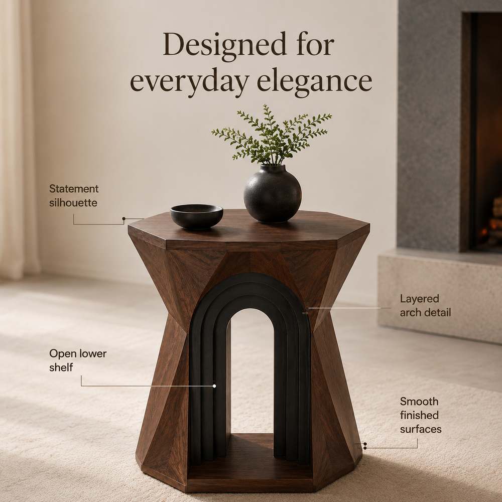 Arden Sculptural Side Table - Design 074 - product image 09