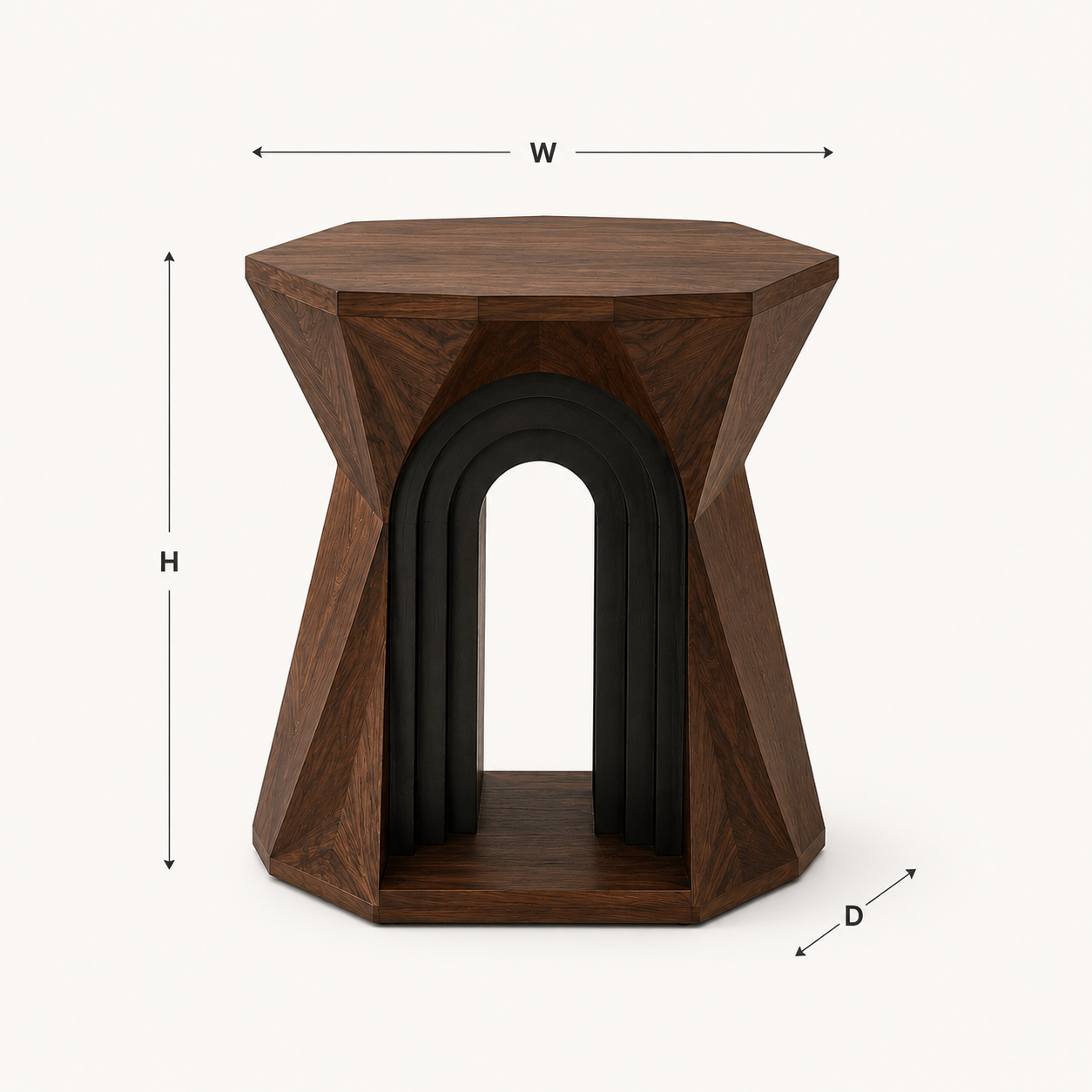 Arden Sculptural Side Table - Design 074 - product image 10