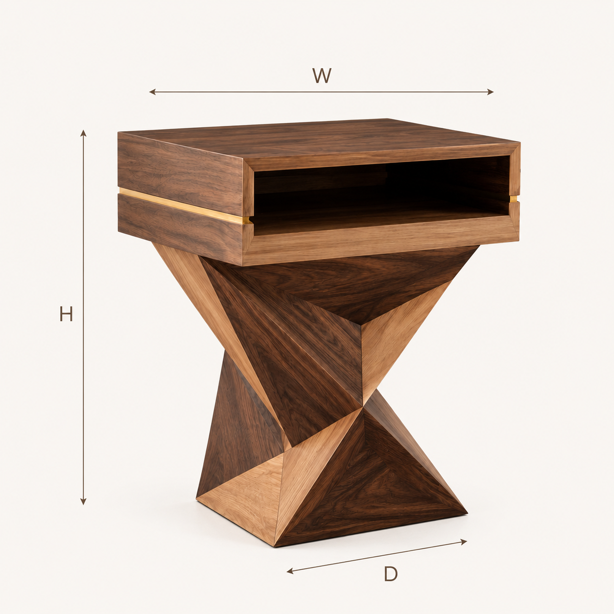 Mira Organic Wood Side Table - Design 075 - product image 10