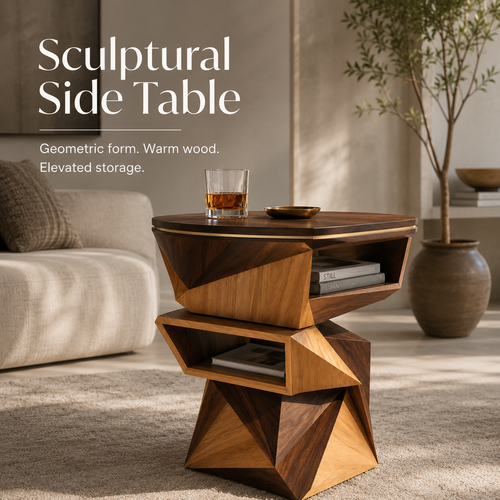 Calder Curved End Table - Design 076 - product image 02