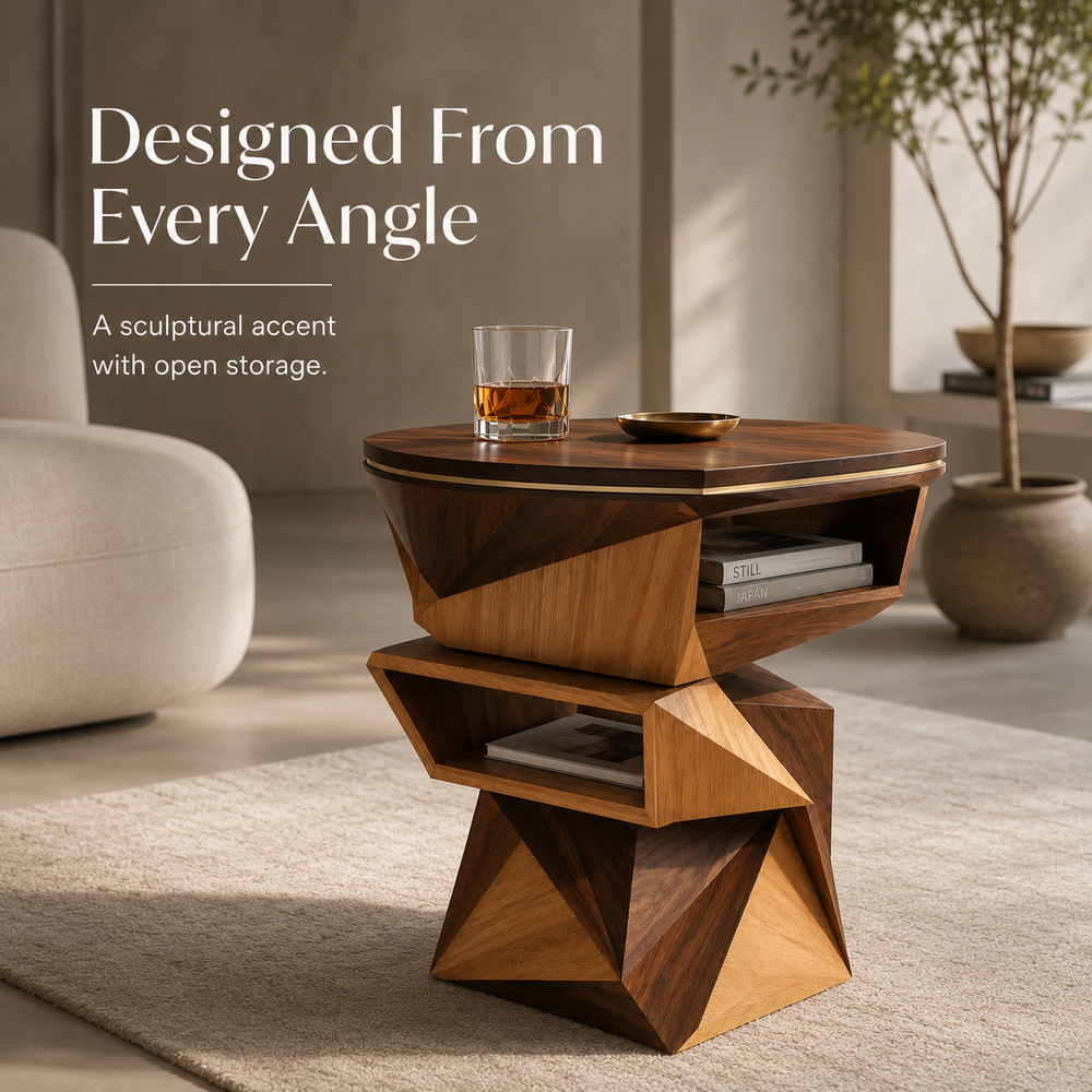 Calder Curved End Table - Design 076 - product image 03