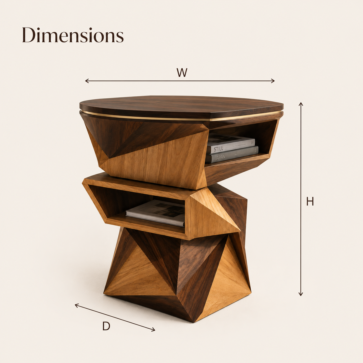 Calder Curved End Table - Design 076 - product image 10