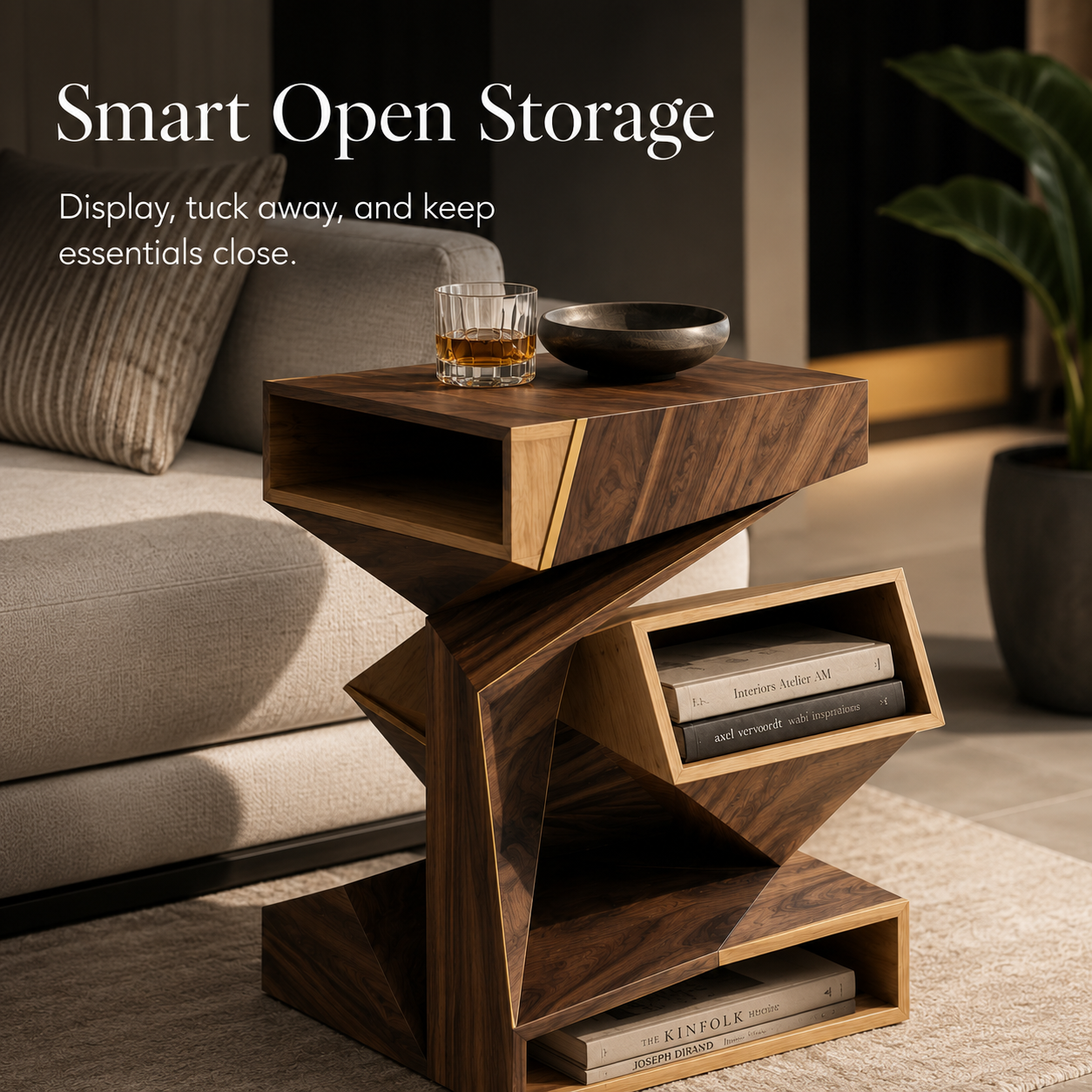 Soren Solid Wood Side Table - Design 077 - product image 06