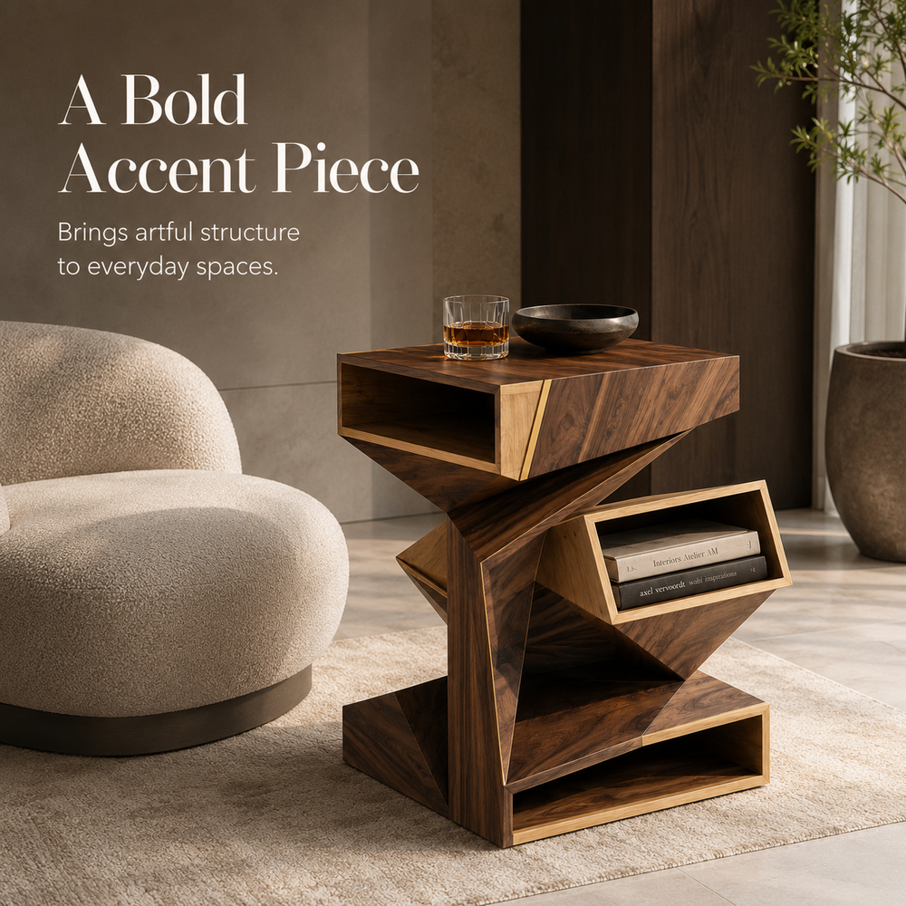 Soren Solid Wood Side Table - Design 077 - product image 10