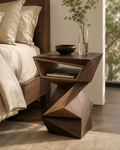 Liora Warm Wood Side Table - Design 081 - main view