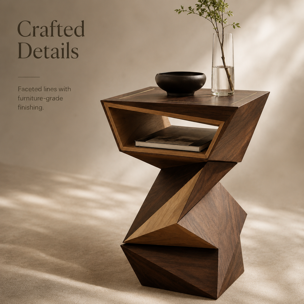 Liora Warm Wood Side Table - Design 081 - product image 08