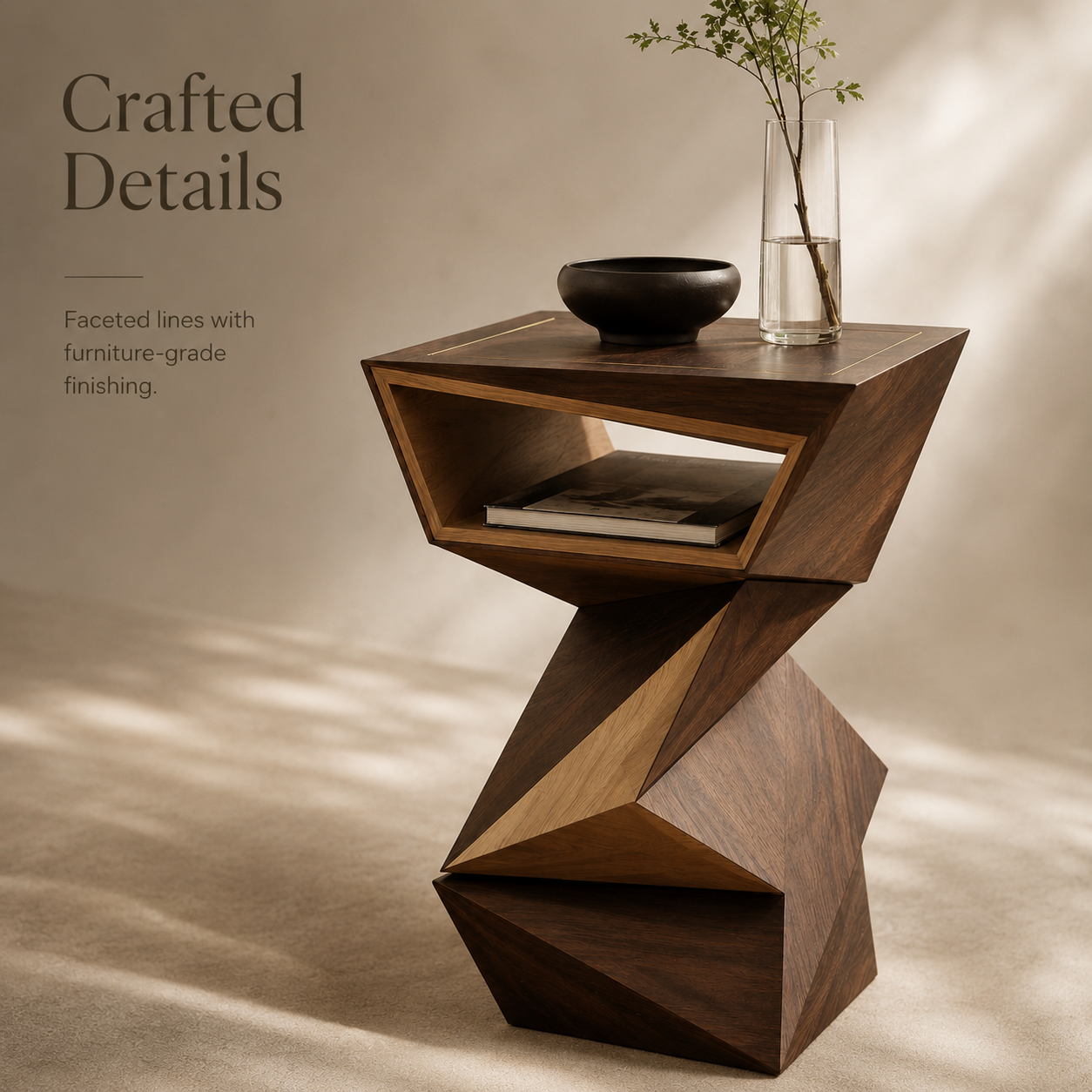 Liora Warm Wood Side Table - Design 081 - product image 08