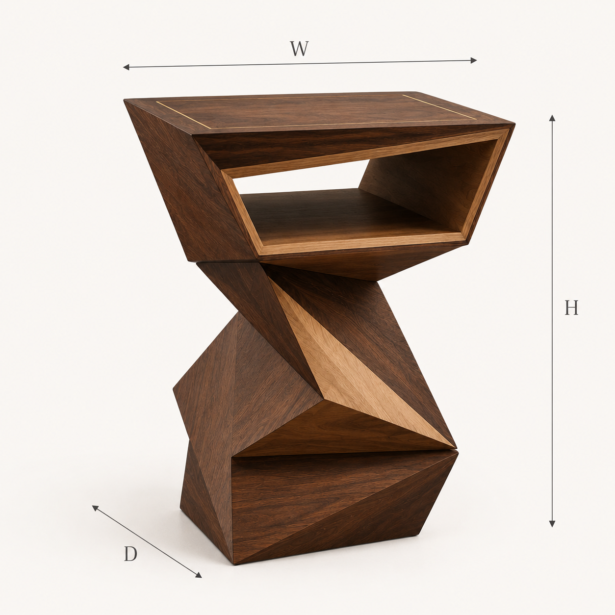 Liora Warm Wood Side Table - Design 081 - product image 10