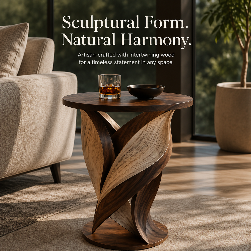 Arden Sculptural Side Table - Design 082 - alternate PDP image 02
