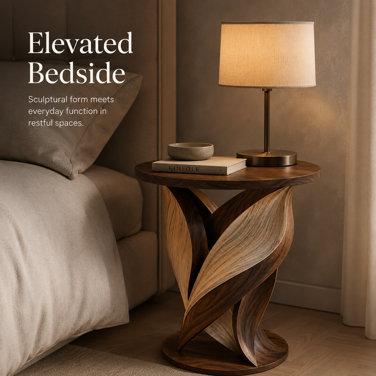 Arden Sculptural Side Table - Design 082 - alternate PDP image 06