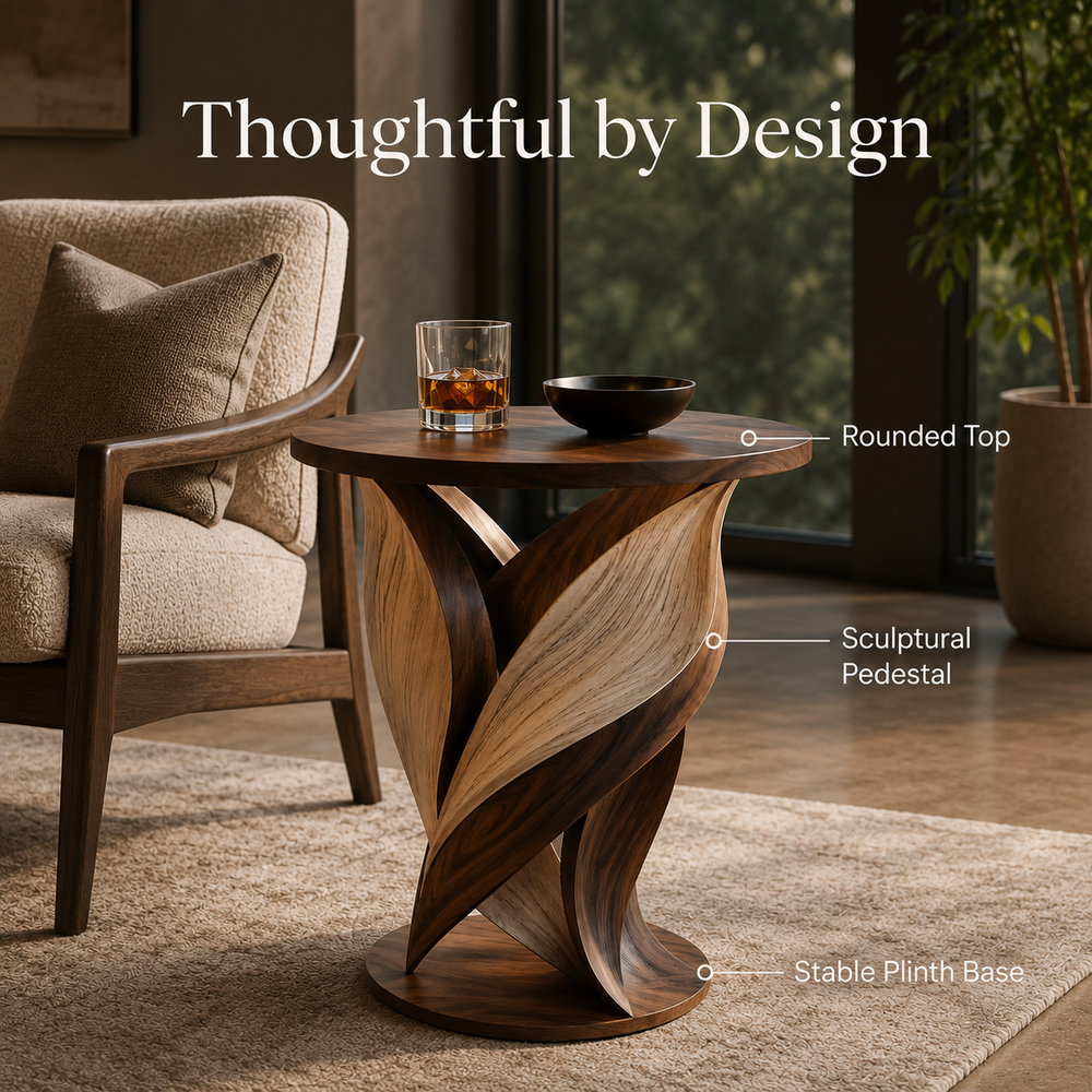 Arden Sculptural Side Table - Design 082 - alternate PDP image 09