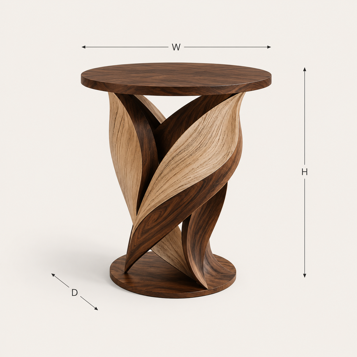 Arden Sculptural Side Table - Design 082 - alternate PDP image 10