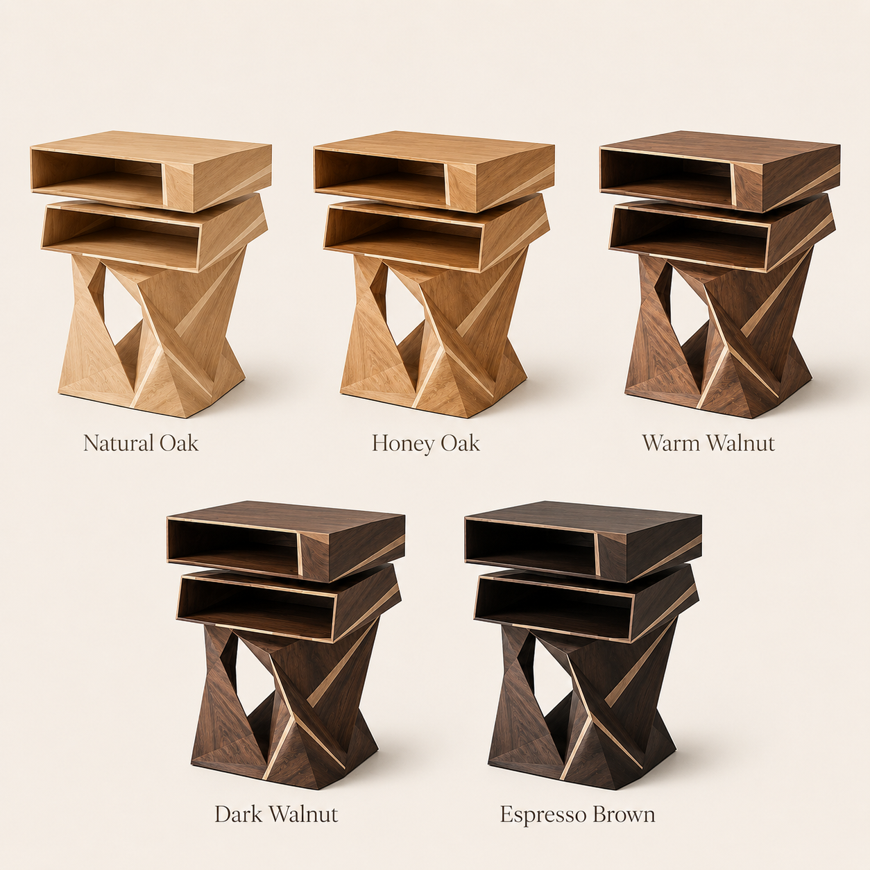 Mira Organic Wood Side Table - Design 083 - product image 11