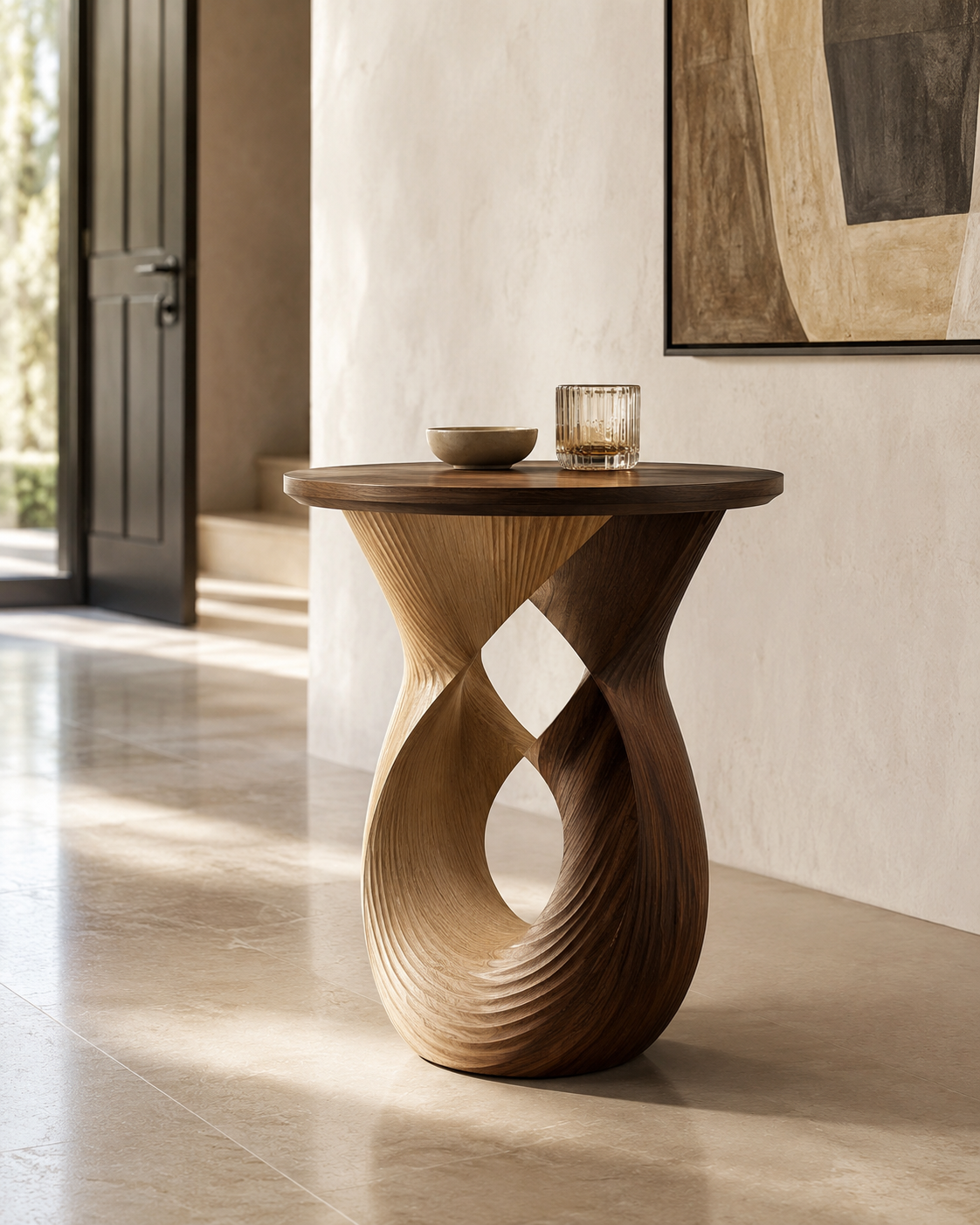 Calder Curved End Table - Design 084 - alternate PDP image 01