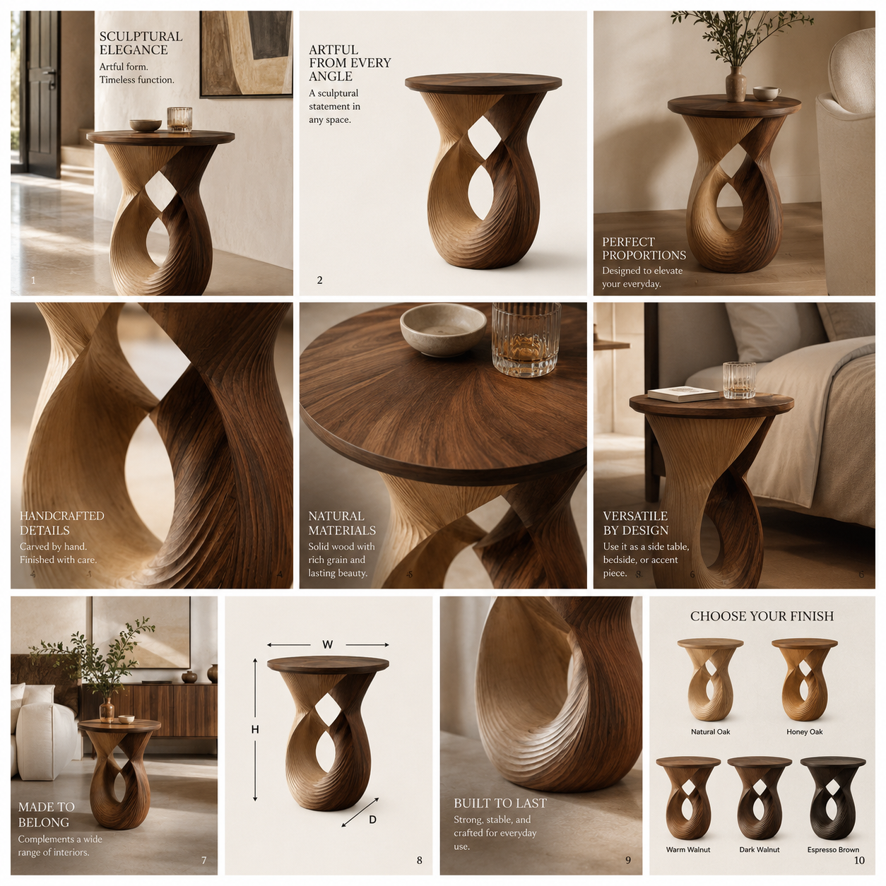 Calder Curved End Table - Design 084 - alternate PDP image 02