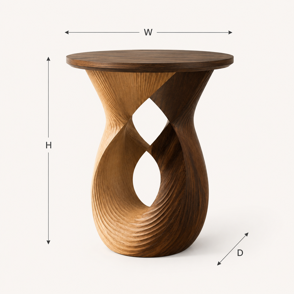 Calder Curved End Table - Design 084 - alternate PDP image 10
